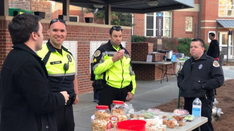 Family Housing participates in Adopt a Cop