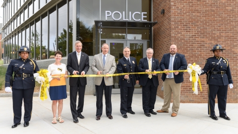 Leaders Cut the Ribbon on New GTPD Building