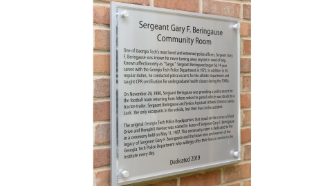 GTPD Honors the Late Sgt. Gary Beringause 