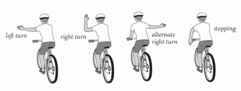 Bike Hand Signals