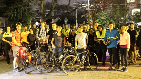 GTPD and APD Bike Ride in Home Park